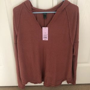 Wild fable thin sweater with hoodie